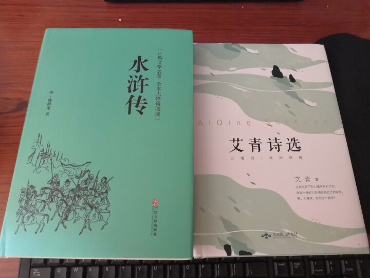 艾青诗选+水浒传 全集原著正版初中生学生九年级必读名著全套 初中学生诗集课外阅读青少年读物书籍新课标怎么样，好用吗，口碑，心得，评价，试用报告,第2张