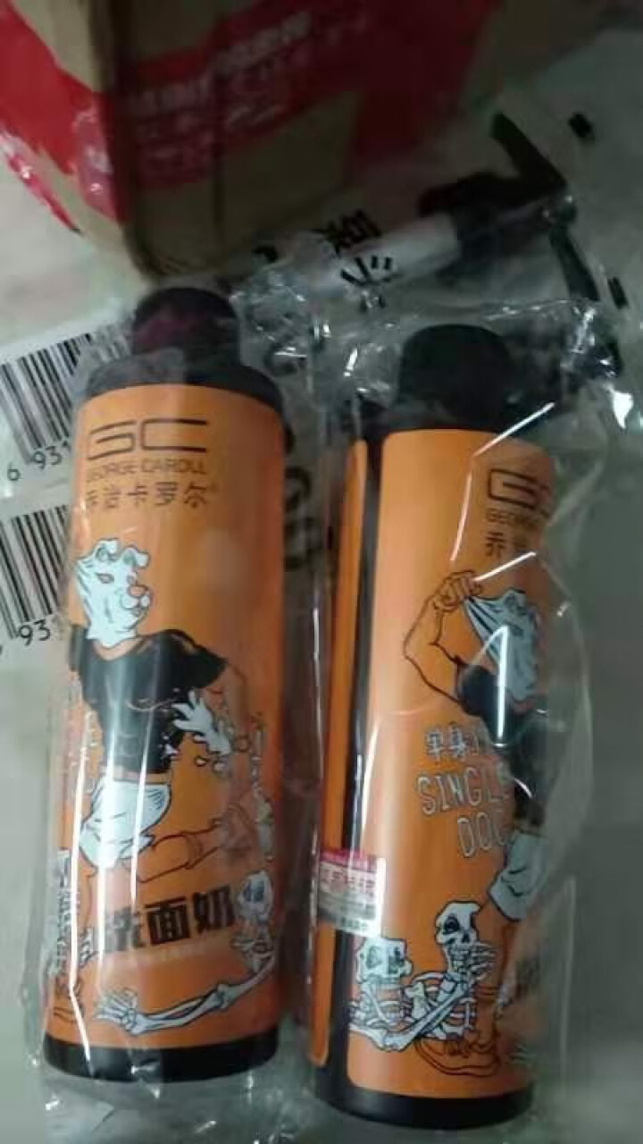 乔治卡罗尔 单身狗男士洗面奶控油清洁毛孔洁面乳 洗面奶200ml（赠送200ml洗面奶）怎么样，好用吗，口碑，心得，评价，试用报告,第3张