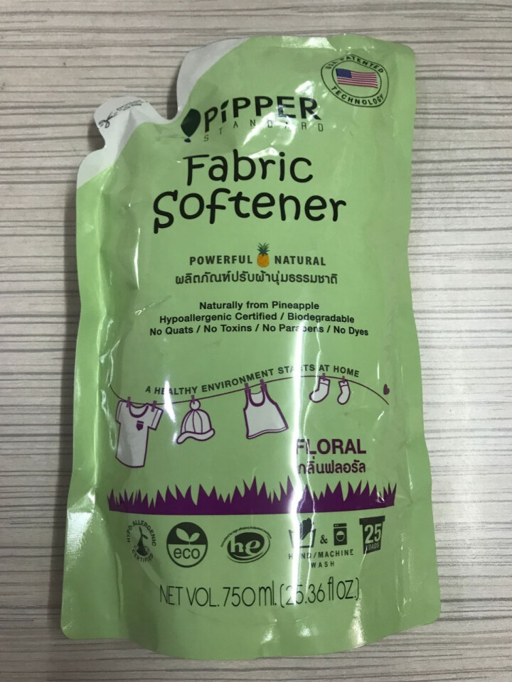 PIPPER 柔顺剂补充装花香 750ml 植物酵素怎么样，好用吗，口碑，心得，评价，试用报告,第4张