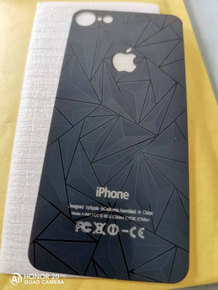 麦立酷 苹果iphonexsmax全屏保护后膜防摔背膜苹果xR/7/8plus改色钢化保护后膜 黑色 苹果8/7怎么样，好用吗，口碑，心得，评价，试用报告,第2张