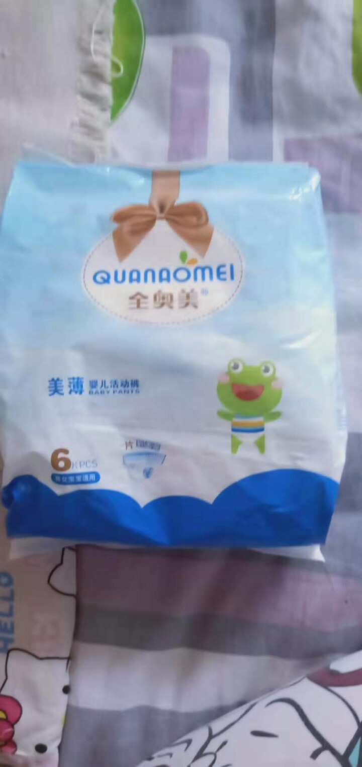 全奥美（Quanaomei）轻薄柔护系列婴儿纸尿裤尿不湿拉拉裤活动裤M/L/XL/XXL 体验装M 4片（6,第2张