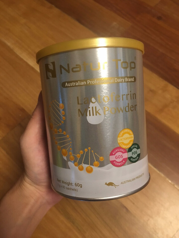 澳洲进口Natur Top诺崔特 含益生元低聚果糖脱脂乳铁蛋白调制乳粉 婴幼儿儿童适用 1g*60袋怎么样，好用吗，口碑，心得，评价，试用报告,第2张