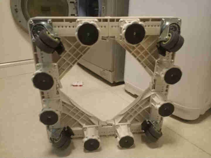 活管家免安装洗衣机底座增高加固移动支架通用托架座架脚架万向轮防潮冰箱西门子美的海尔可用（四轮八角） 四轮八脚款怎么样，好用吗，口碑，心得，评价，试用报告,第2张