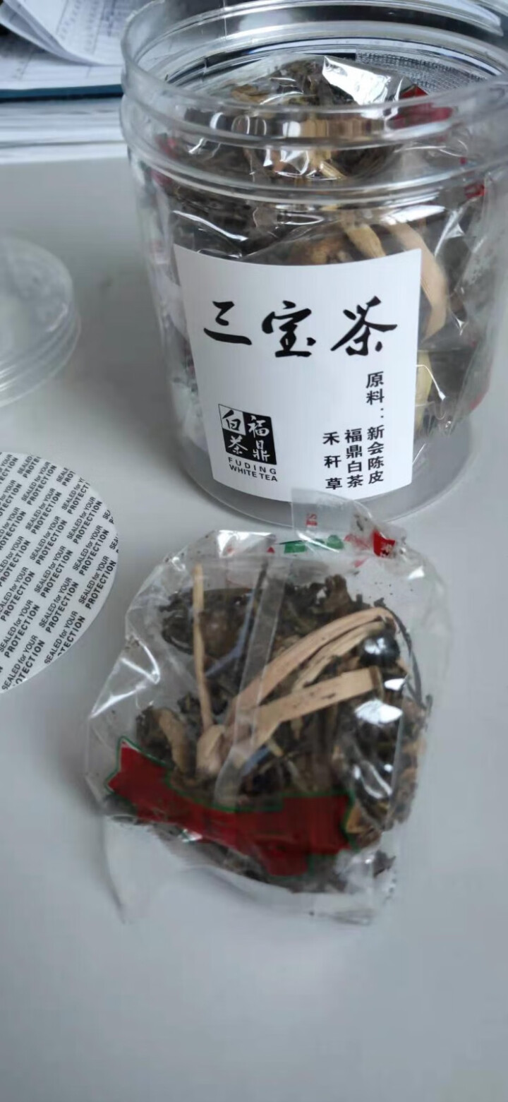 定白 陈皮三宝养生茶老白茶寿眉茶叶 罐装怎么样，好用吗，口碑，心得，评价，试用报告,第2张