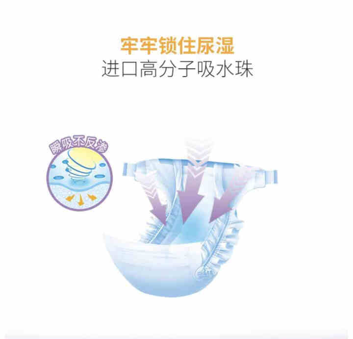 全奥美（Quanaomei）轻薄柔护系列婴儿纸尿裤尿不湿拉拉裤活动裤M/L/XL/XXL 体验装L 4片（9,第3张