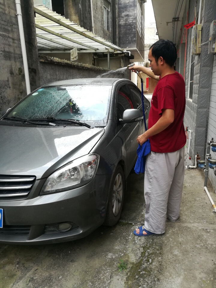 悦卡（YUECAR）洗车水枪高压喷头 伸缩水管软管浇花水管套装冲车阳台水管 7.5米（通水前2.5米）怎么样，好用吗，口碑，心得，评价，试用报告,第8张