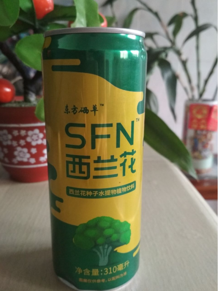 东方硒草 SFN西兰花植物饮料 种子水提物 萝卜硫苷 酸甜爽口 整箱装 310ml*6罐装怎么样，好用吗，口碑，心得，评价，试用报告,第2张