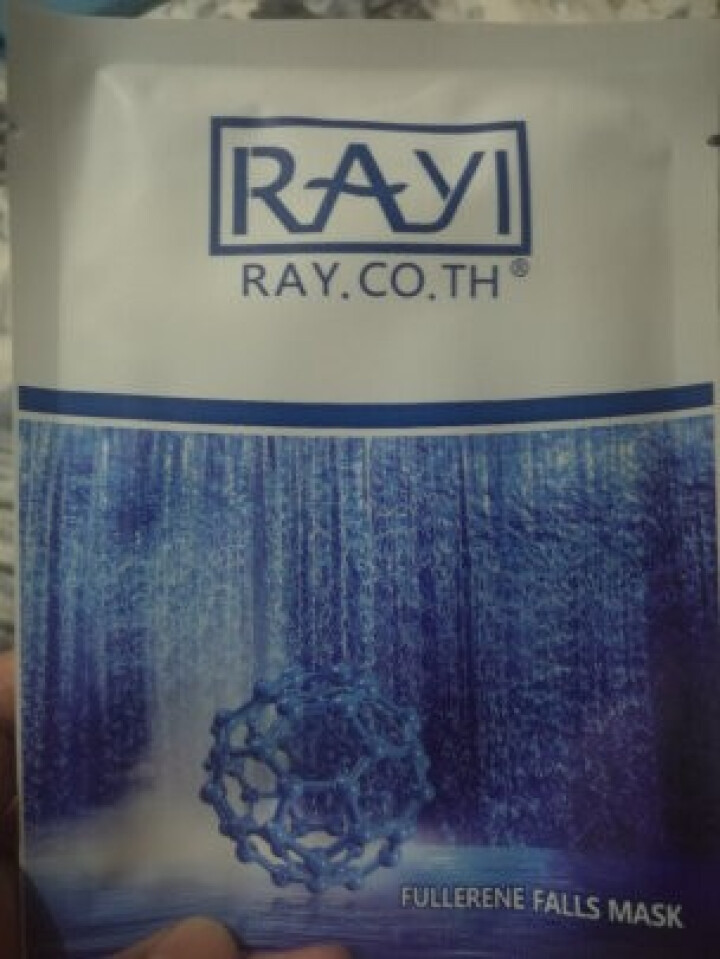 RAY.CO.TH 富勒烯瀑布补水面膜 拉丝（美白保湿控油修护收缩毛孔） 3片贴，无外包装怎么样，好用吗，口碑，心得，评价，试用报告,第2张