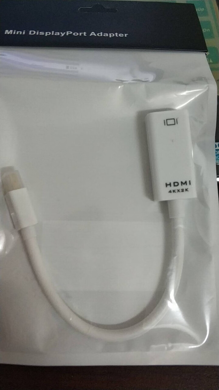 鑫喆 微软surface pro视频转接器Mini DP转HDMI转换器VGA转接线投影仪 HDMI适配器【4K*2K】塑料白色怎么样，好用吗，口碑，心得，评价,第3张