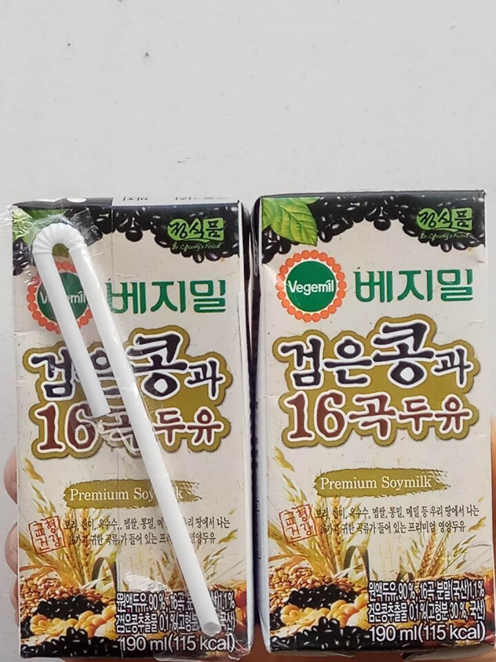 韩国进口 倍吉美尔16谷物黑豆豆奶营养豆乳 190ml*2（体验装）怎么样，好用吗，口碑，心得，评价，试用报告,第2张