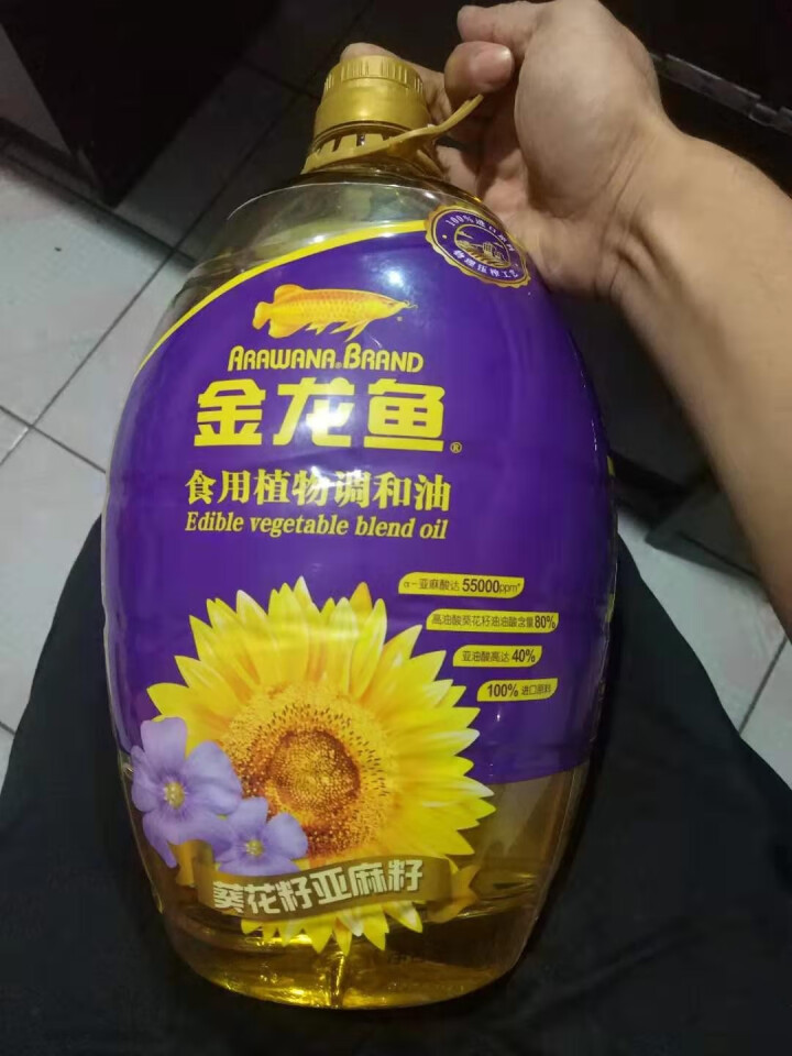 金龙鱼 食用油 物理压榨 葵花籽 亚麻籽 食用调和油5L怎么样，好用吗，口碑，心得，评价，试用报告,第2张