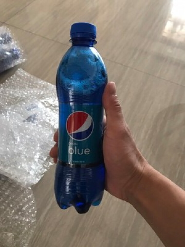 【圆通包邮】巴厘岛网红百事蓝色可乐blue梅子味进口碳酸饮料450ml瓶装 休闲饮料 单瓶450ml怎么样，好用吗，口碑，心得，评价，试用报告,第2张