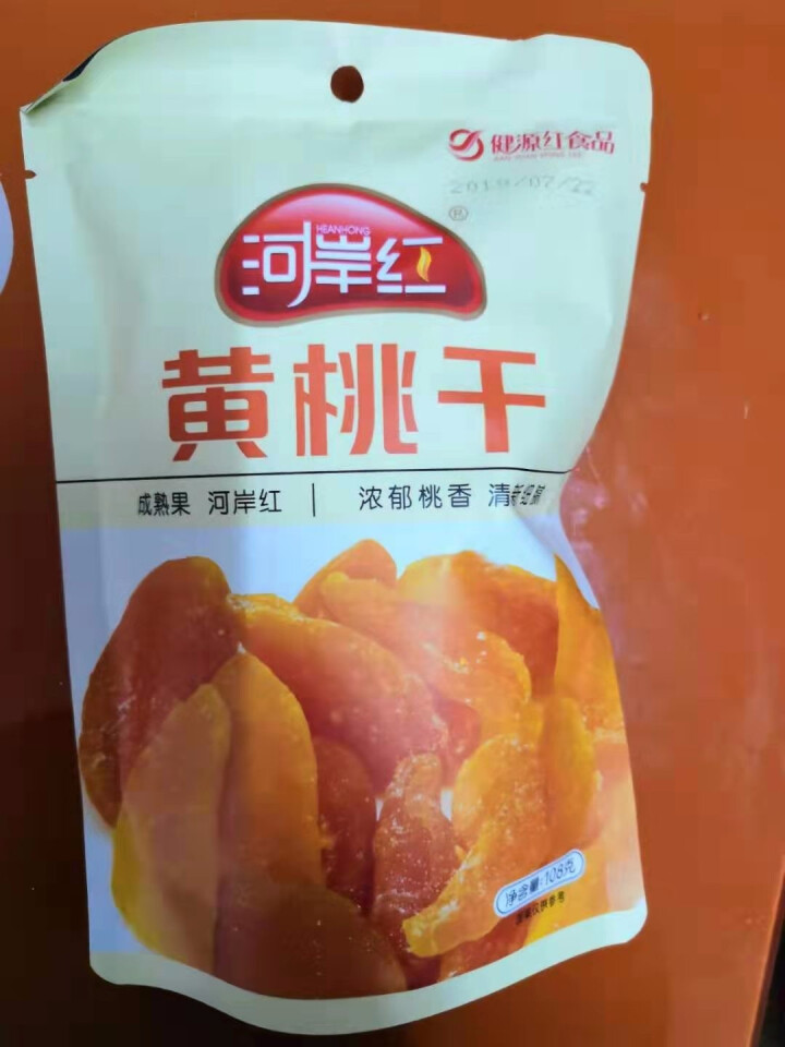 河岸红108g黄桃干蜜饯果脯干桃肉休闲小零食怎么样，好用吗，口碑，心得，评价，试用报告,第2张