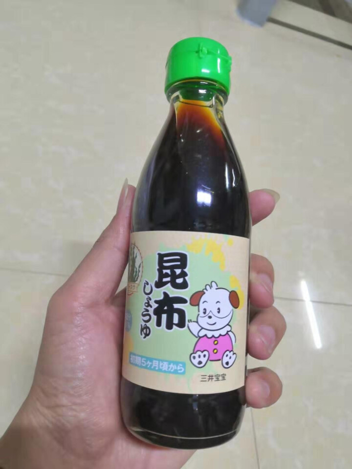 三井宝宝昆布酱油200ml/瓶  辅食调味汁拌饭料日本进口儿童酱油怎么样，好用吗，口碑，心得，评价，试用报告,第3张