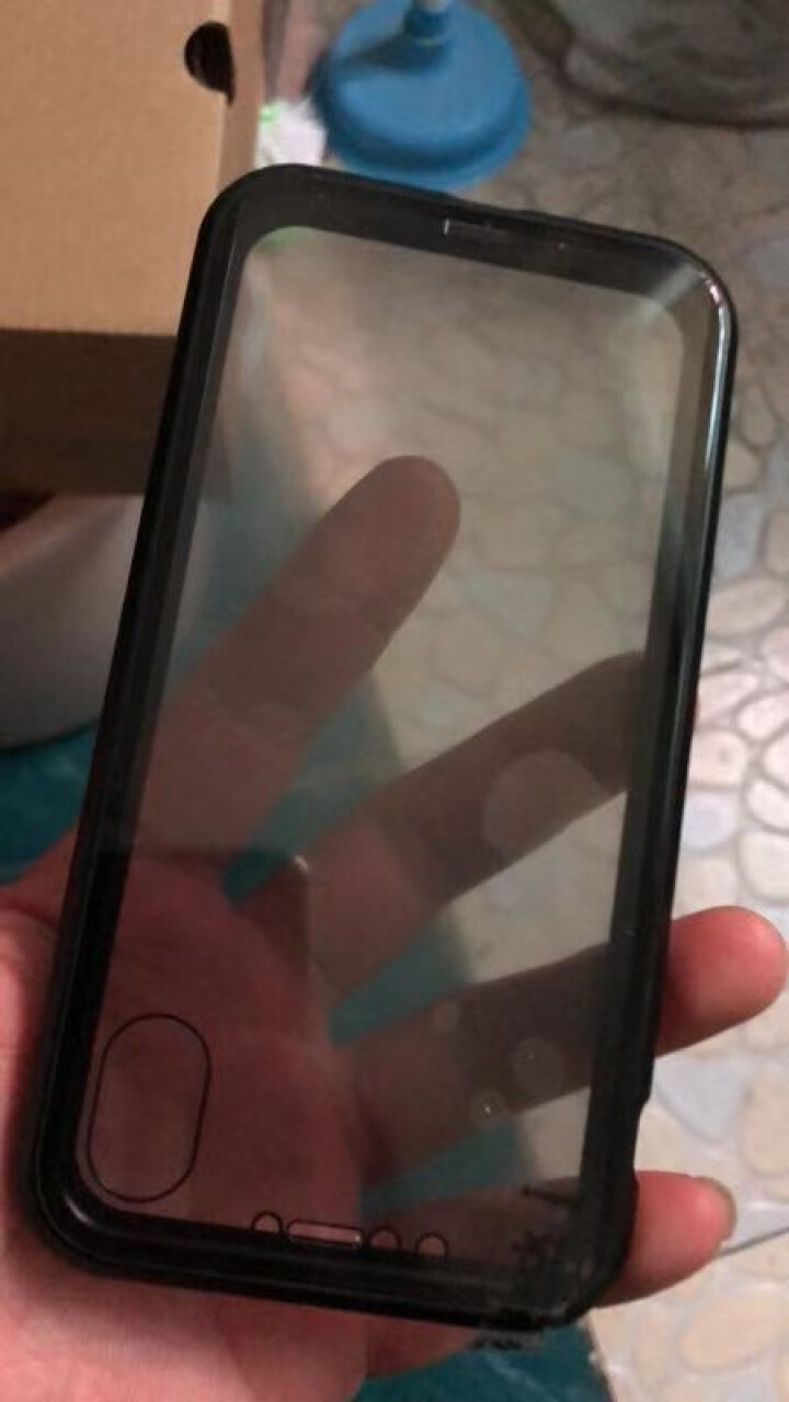 苹果xr防窥万磁王双面玻璃手机壳iphonex防摔壳 苹果xs max手机套苹果7/7plus手机壳 亮黑色 iPhone XR怎么样，好用吗，口碑，心得，评价,第4张