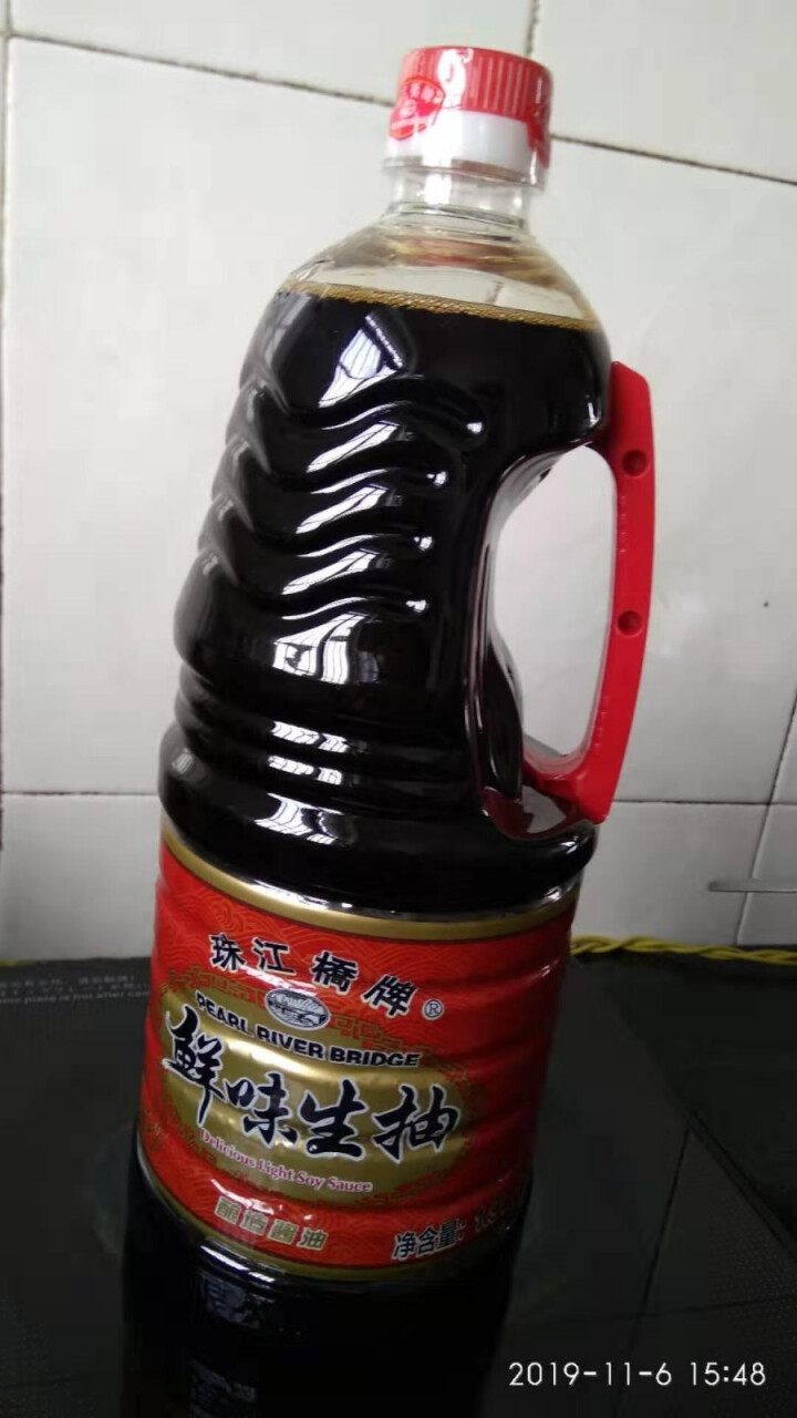 【免邮】珠江桥牌 鲜味生抽1.9L/瓶 酿造酱油 味鲜凉拌蘸点 非转基因 广东老字号 1瓶装怎么样，好用吗，口碑，心得，评价，试用报告,第2张