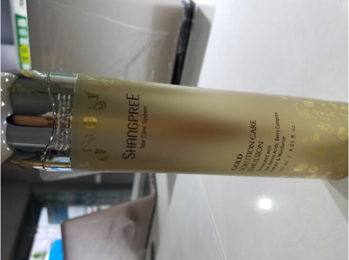 香蒲丽SHANGPREE 黄金水光化妆水 补水保湿滋养 SPA精华水120ml怎么样，好用吗，口碑，心得，评价，试用报告,第4张