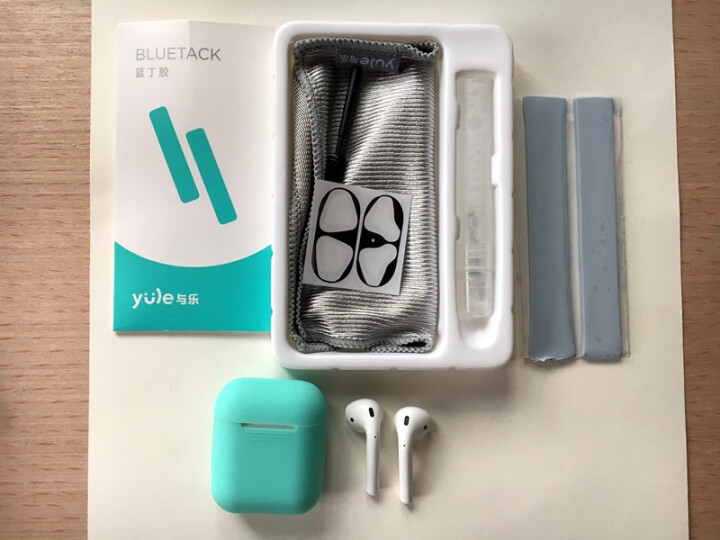 与乐 AirPods清洁套装 蓝丁胶苹果airpods1/2代清洁泥工具除防尘贴手机屏幕清洁神器 与乐正品清洁套装|1代防尘贴怎么样，好用吗，口碑，心得，评价，,第4张