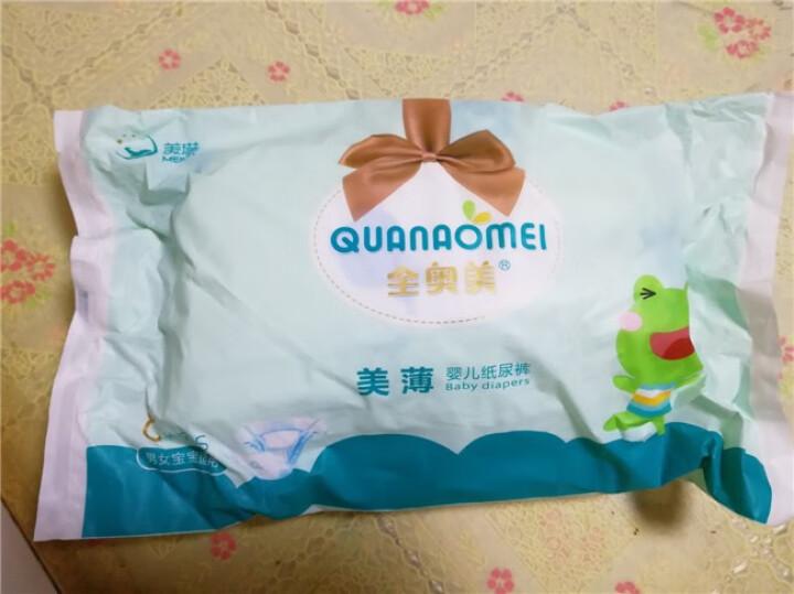 全奥美（Quanaomei）美薄系列婴儿纸尿裤尿不湿尿裤M码52片 L码体验装/8片怎么样，好用吗，口碑，心得，评价，试用报告,第2张