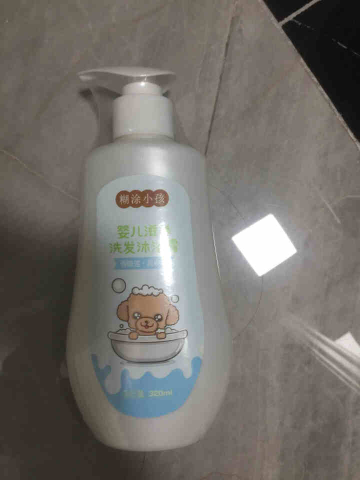 糊涂小孩洗发沐浴露二合一温和滋养 320ml 一瓶两用 婴儿洗发沐浴二合一怎么样，好用吗，口碑，心得，评价，试用报告,第2张