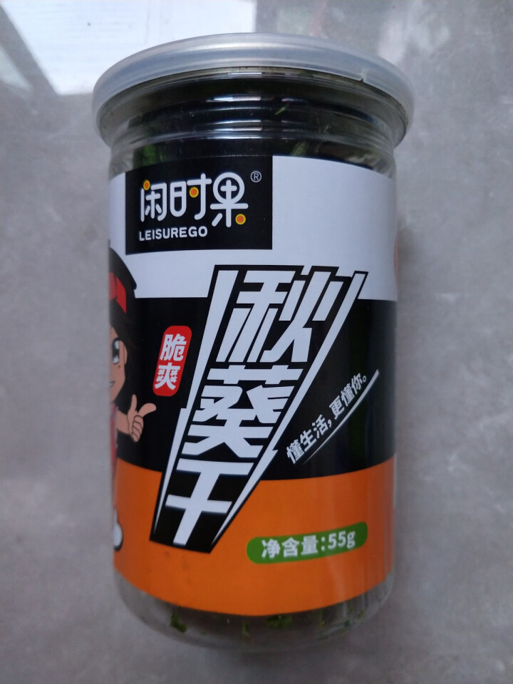 闲时果 脱水黄秋葵干55g 孕妇休闲零食小吃即食脱水蔬果干果蔬脆 脆爽秋葵干55g/罐怎么样，好用吗，口碑，心得，评价，试用报告,第2张