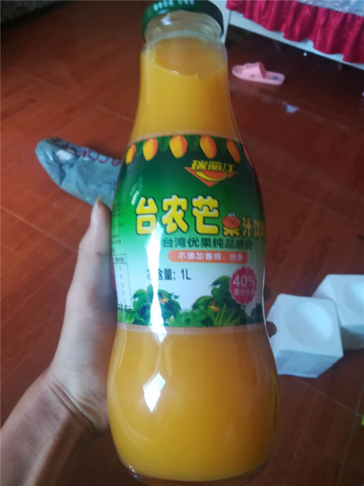 【云南馆】瑞丽江台农芒果汁饮料云南特产瓶装1L怎么样，好用吗，口碑，心得，评价，试用报告,第4张