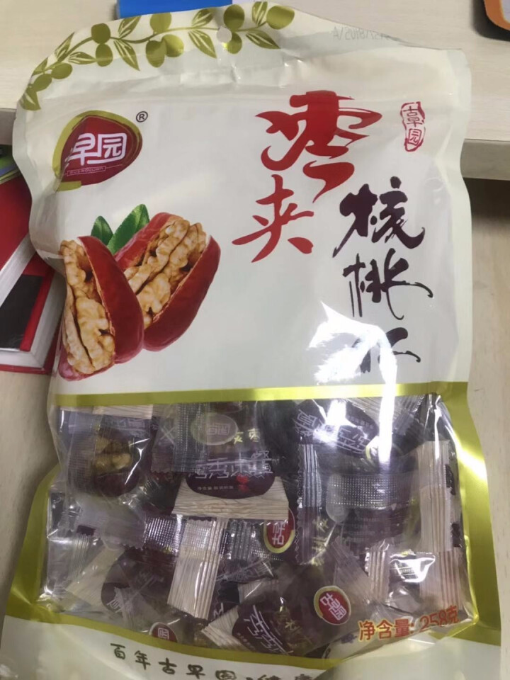 古早园灰枣枣夹核桃仁夹心红枣春节休闲零食干果258g 枣夹核桃258g怎么样，好用吗，口碑，心得，评价，试用报告,第2张