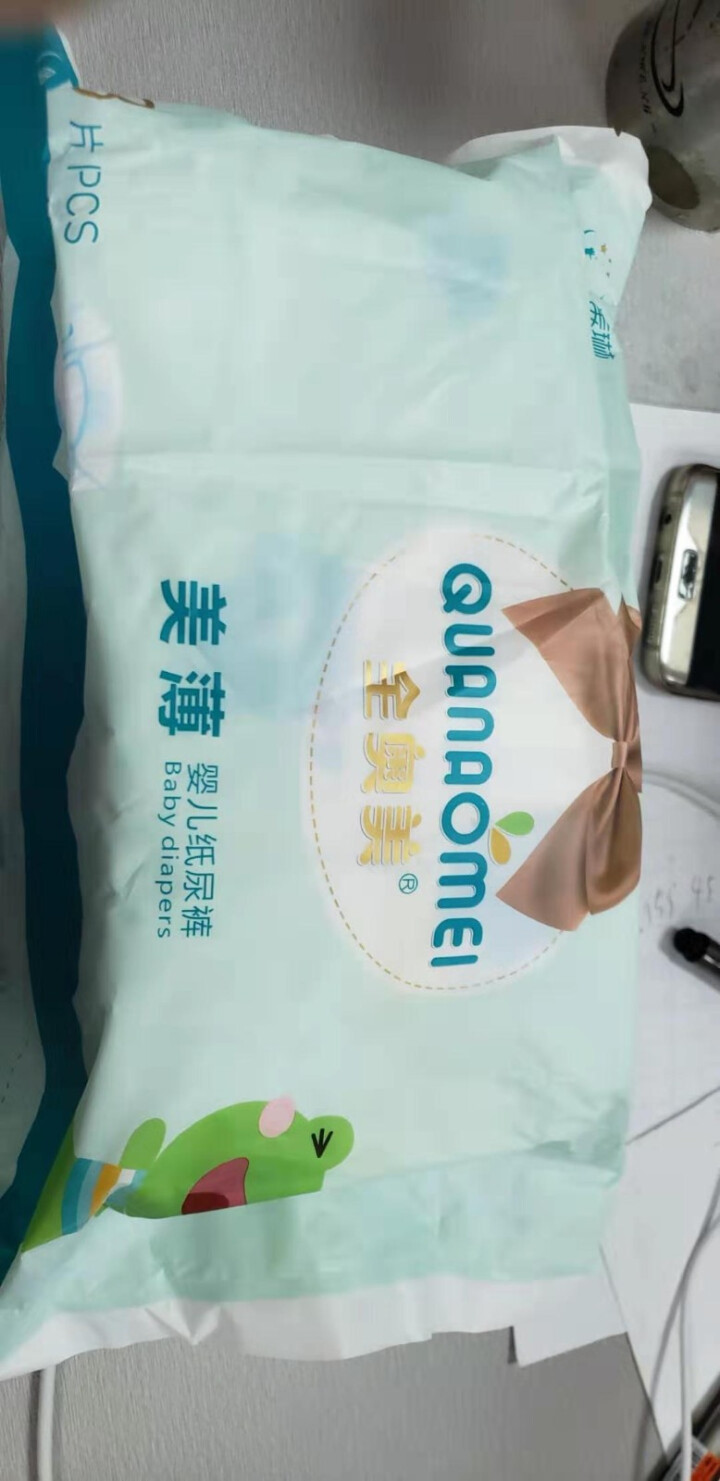 全奥美（Quanaomei）美薄系列婴儿纸尿裤尿不湿尿裤M码52片 XL码体验装/8片怎么样，好用吗，口碑，心得，评价，试用报告,第2张