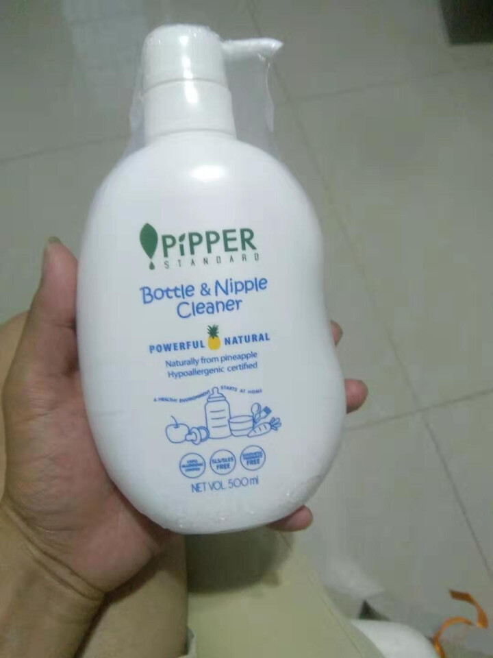 PIPPER 奶瓶奶嘴清洁剂 500ml 植物酵素 清洁剂奶瓶怎么样，好用吗，口碑，心得，评价，试用报告,第3张