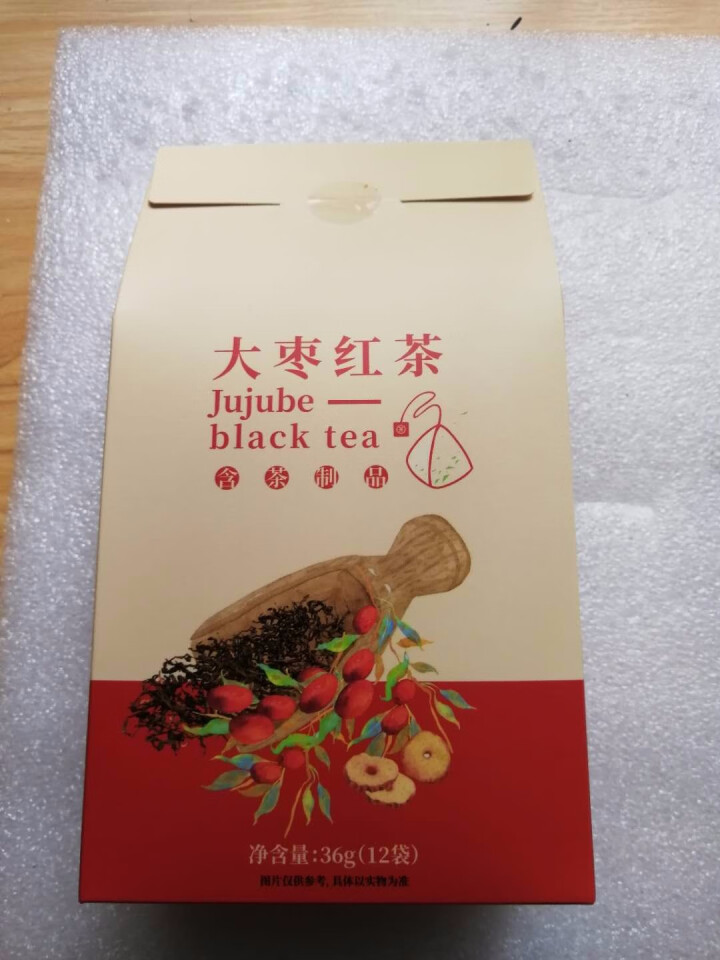 中茶 海堤茶叶 花草茶 桂花乌龙茉莉花茶菊花普洱大枣红茶三角袋泡茶 大枣红茶36克/盒怎么样，好用吗，口碑，心得，评价，试用报告,第2张