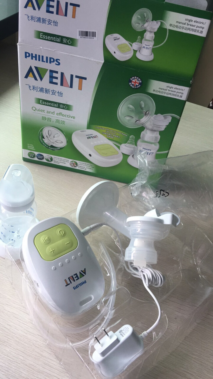 飞利浦新安怡 英国品牌 AVENT 单边电动手动两用吸乳器/吸奶器 适用所有标口奶瓶 SCF902/12怎么样，好用吗，口碑，心得，评价，试用报告,第3张