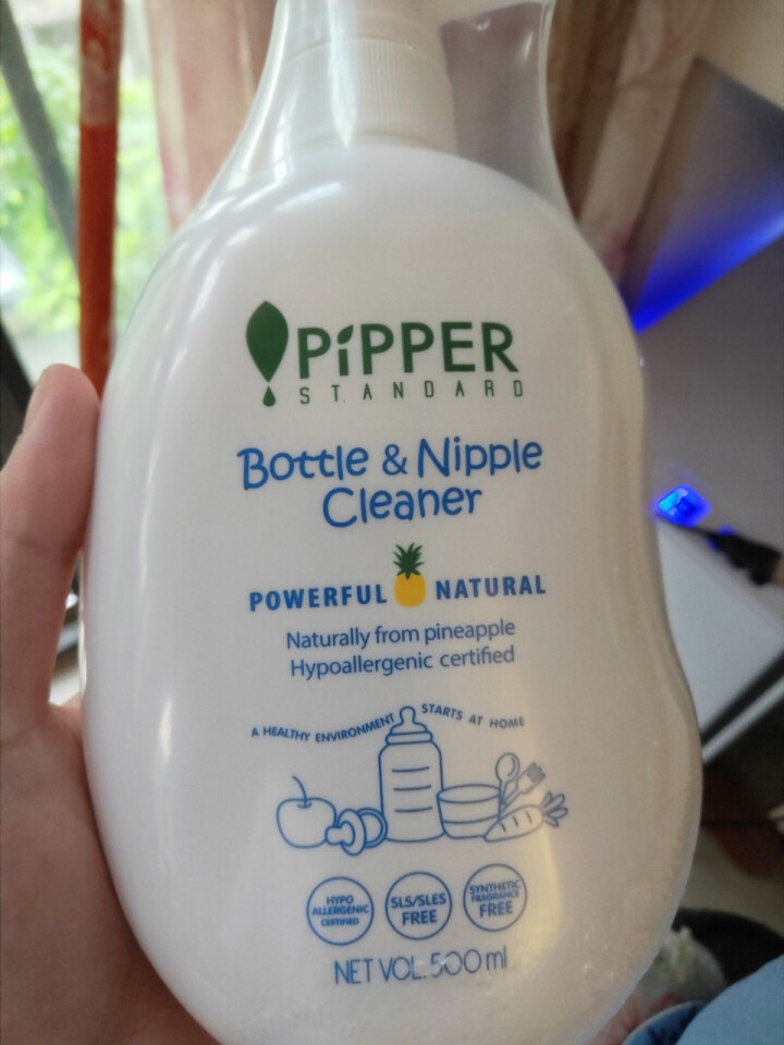 PIPPER 奶瓶奶嘴清洁剂 500ml 植物酵素 清洁剂奶瓶怎么样，好用吗，口碑，心得，评价，试用报告,第2张