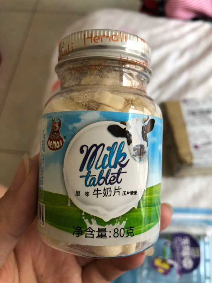 河马莉  牛乳奶片奶贝 80g系列 原味 80g怎么样，好用吗，口碑，心得，评价，试用报告,第3张