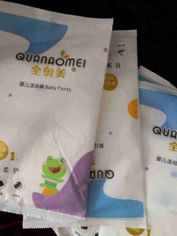 全奥美（Quanaomei）轻薄柔护系列婴儿纸尿裤尿不湿拉拉裤活动裤M/L/XL/XXL 体验装M 4片（6,第2张