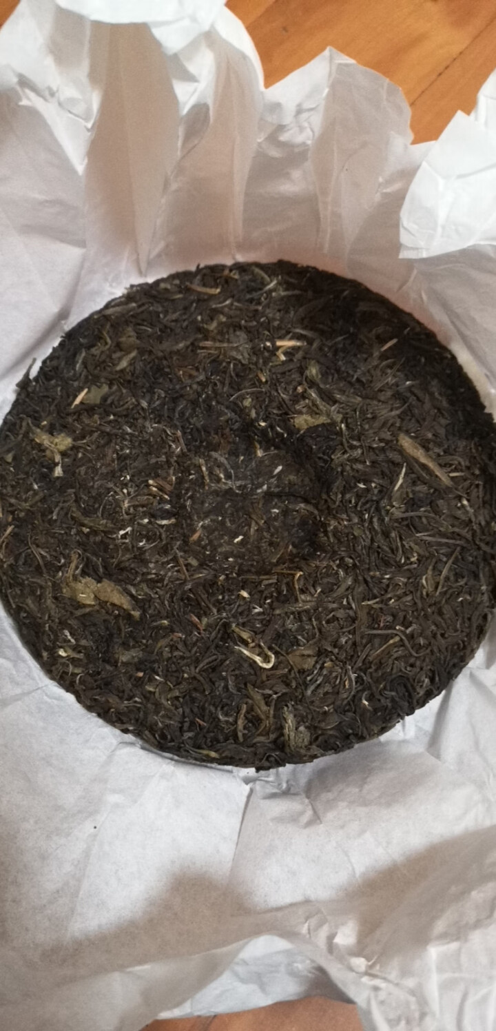 天福茗茶吉祥如意生普洱茶饼 生茶饼青普云南大叶种晒青每饼327g怎么样，好用吗，口碑，心得，评价，试用报告,第3张