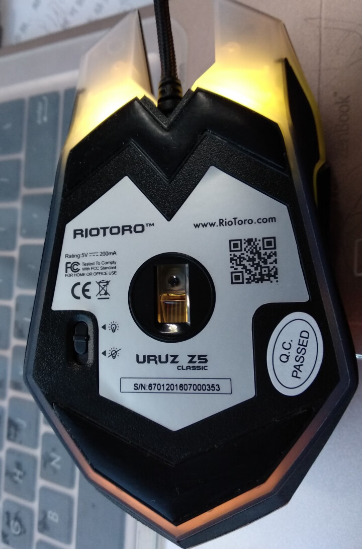 红火牛RIOTORO 有线鼠标 游戏鼠标 USB 家用办公 人体工程学设计 可编程 试用URUZ Z5 CLASSIC 电竞怎么样，好用吗，口碑，心得，评价，试,第4张