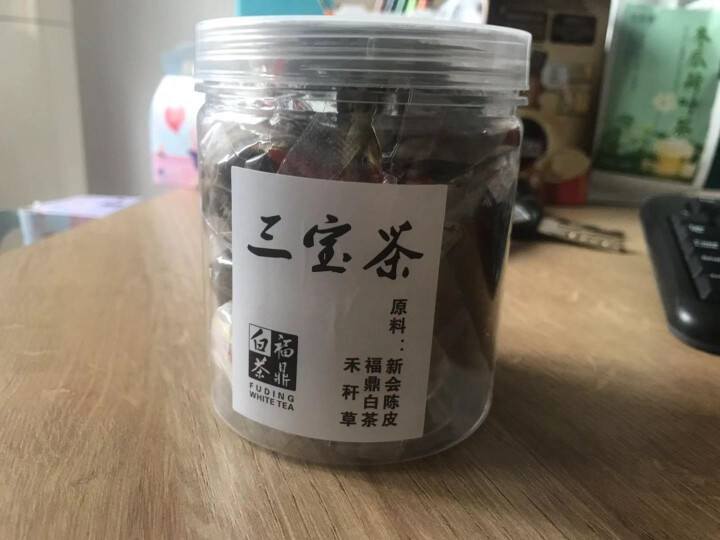 定白 陈皮三宝养生茶老白茶寿眉茶叶 罐装怎么样，好用吗，口碑，心得，评价，试用报告,第2张