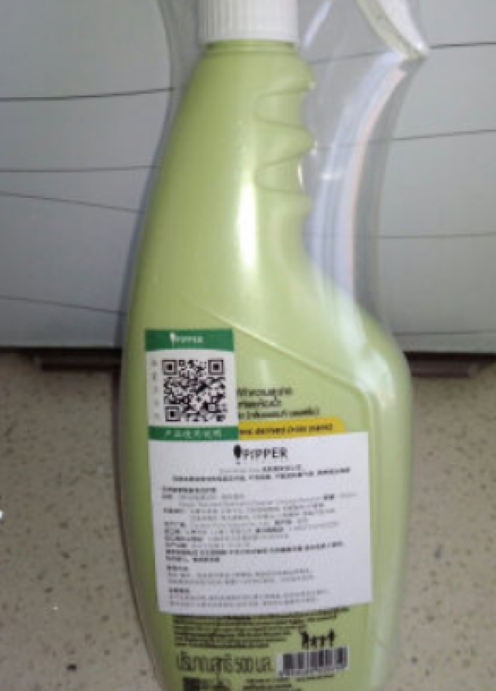 PIPPER 浴室清洁剂 有效的去除皂垢 浴室表面污垢 500ml 植物酵素怎么样，好用吗，口碑，心得，评价，试用报告,第3张