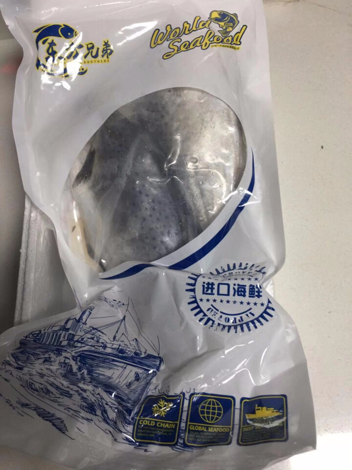 生冻 三去野生鲳鱼 阿根廷雪花鲳 600克/袋 每袋2条 1袋*600g 2条怎么样，好用吗，口碑，心得，评价，试用报告,第3张