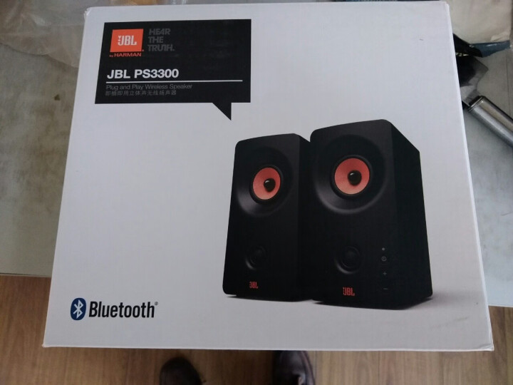 JBL PS3300 无线蓝牙2.0音箱电脑多媒体音响 桌面音箱独立高低音炮 台式机笔记本手机音响 独立高低音 经典黑怎么样，好用吗，口碑，心得，评价，试用报告,第4张