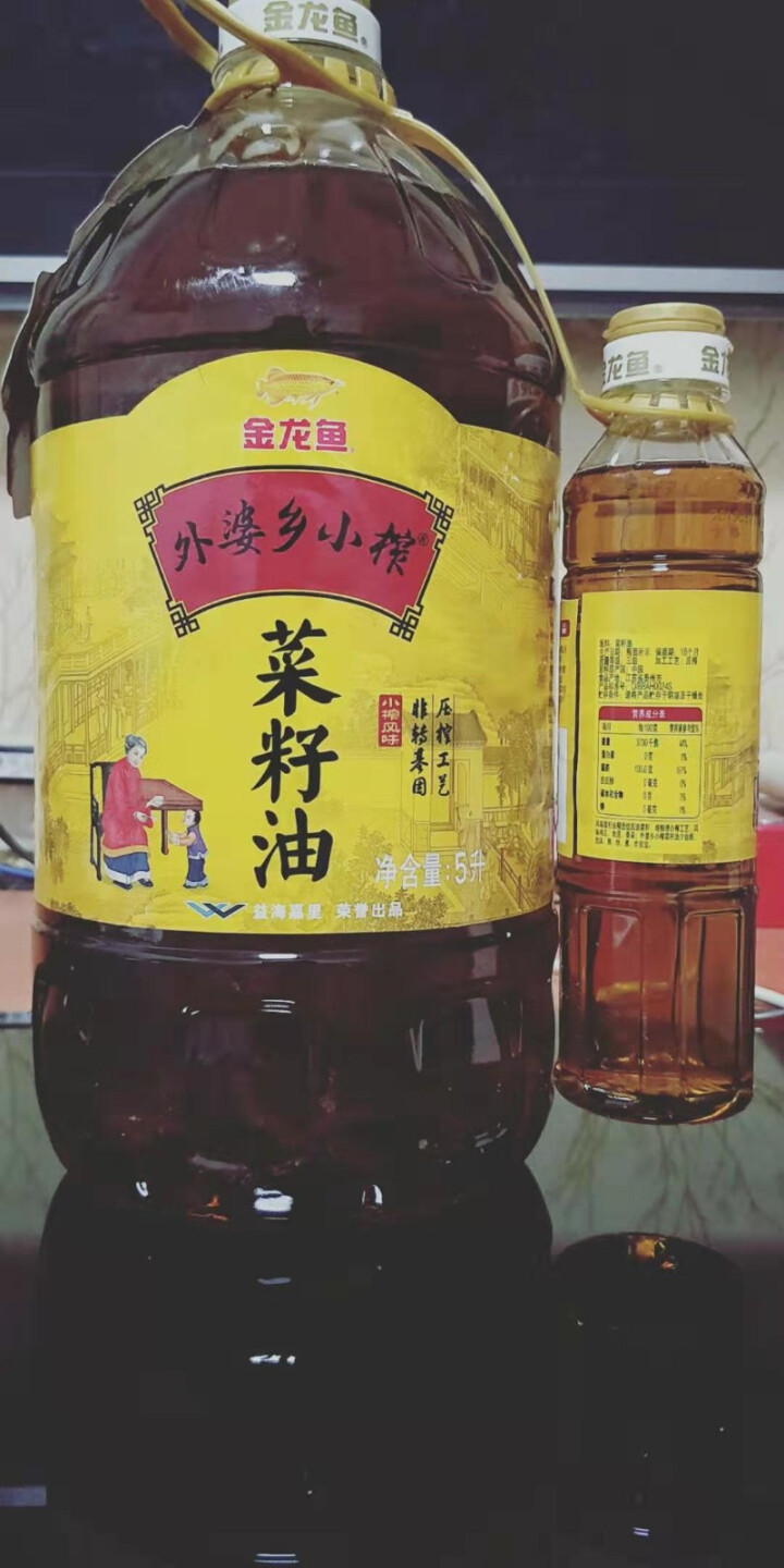 金龙鱼 食用油 非转基因 压榨 外婆乡小榨菜籽油 5L怎么样，好用吗，口碑，心得，评价，试用报告,第2张