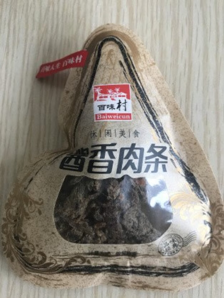 百味村手撕猪肉条 肉干肉脯办公室休闲风干熟食零食小吃 酱香味188g/袋怎么样，好用吗，口碑，心得，评价，试用报告,第2张