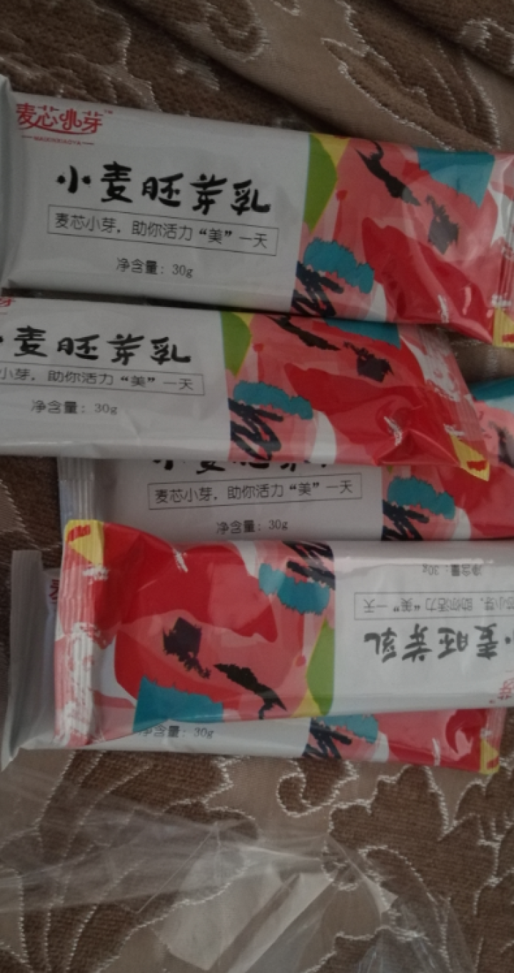 麦芯小芽（MAIXINXIAOYA）小麦胚芽乳三天装180g礼盒装（30g*6袋）怎么样，好用吗，口碑，心得，评价，试用报告,第4张