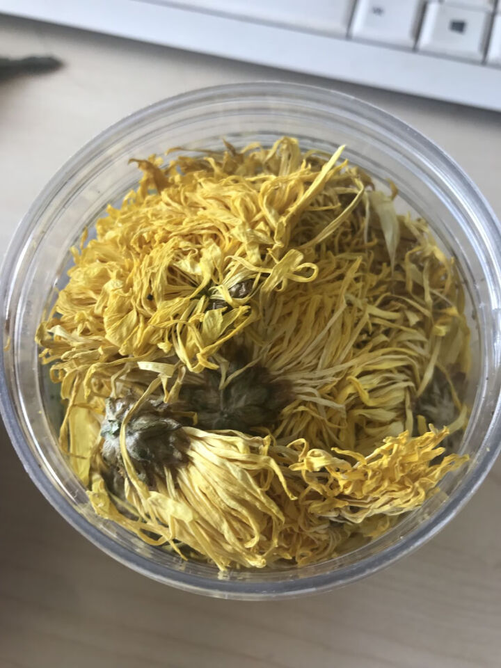 茶叶 菊花茶 金丝皇菊 一杯一朵 共约100朵 大朵菊花 江西修水菊明目凉茶可搭枸杞去火下火 祥雯阁 金丝皇菊 25g*两罐怎么样，好用吗，口碑，心得，评价，试,第2张