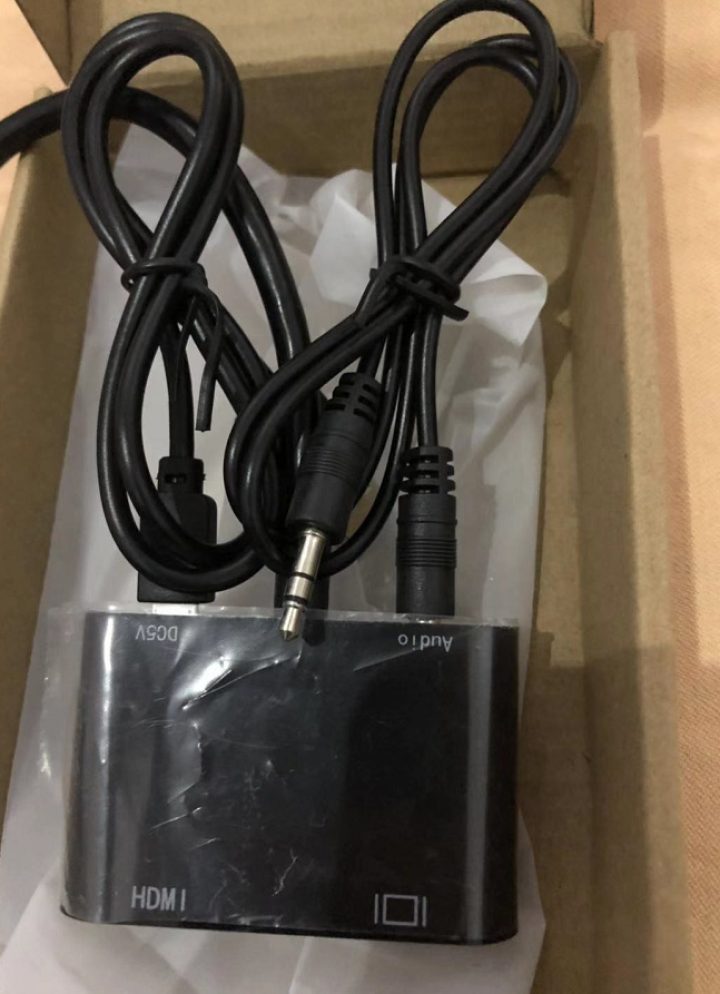 铭日VGA转HDMI+VGA一分二分屏器  高清视频扩展同屏器一进二出VGA转HDMI+VGA同屏器 VGA转HDMI+VGA转接器 标配版怎么样，好用吗，口碑,第4张