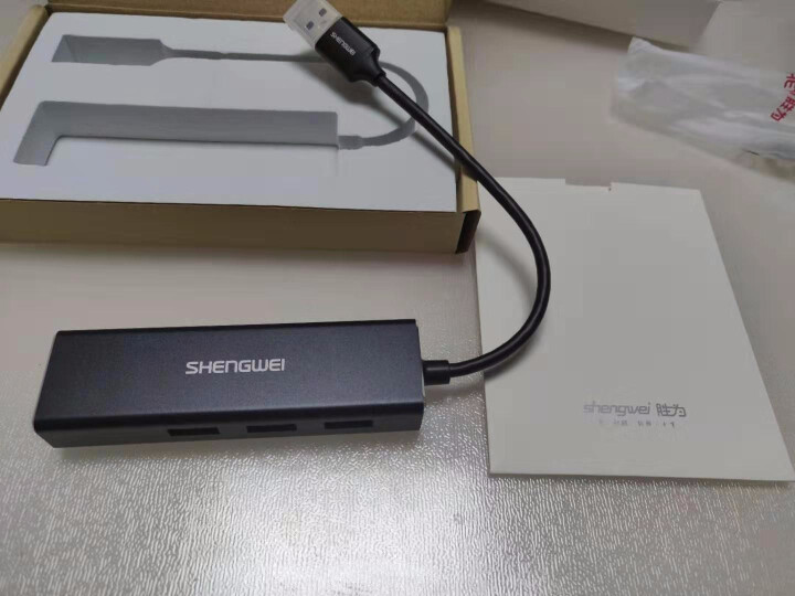 胜为（shengwei）USB分线器转千兆网口网线转换器苹果电脑mac笔记本usb3.0接口扩展 USB,第3张