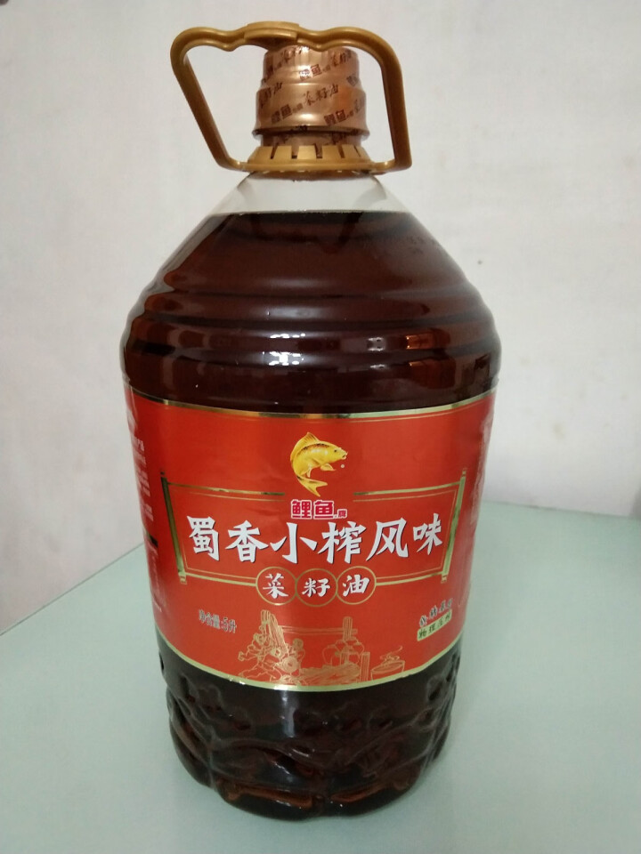 鲤鱼牌 非转基因 物理压榨 蜀香小榨风味菜籽油5L怎么样，好用吗，口碑，心得，评价，试用报告,第2张