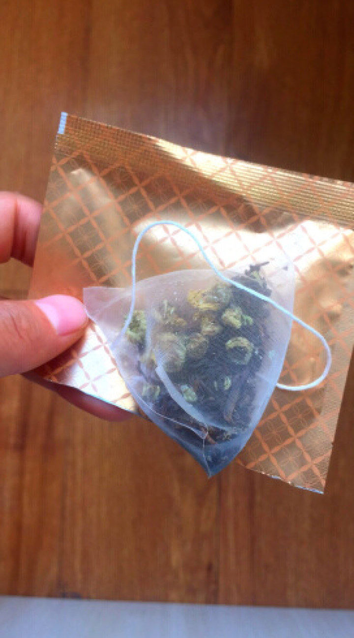 中茶清茶菊花普洱茶 茶叶袋泡花草茶10包一盒25g 菊花普洱试用装(1袋)怎么样，好用吗，口碑，心得，评价，试用报告,第4张