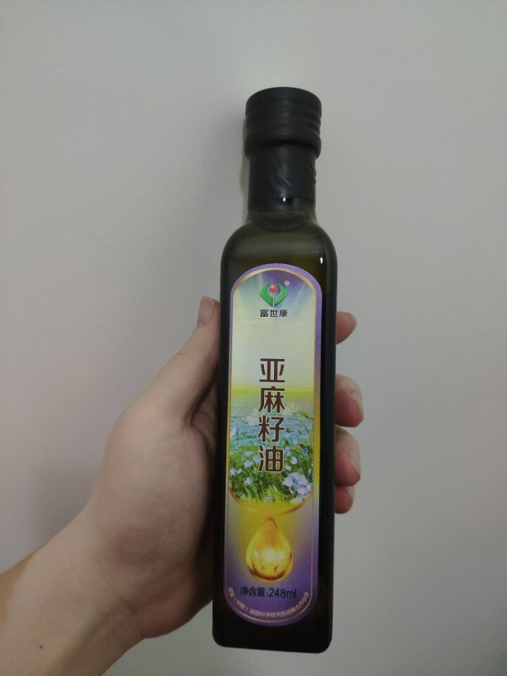 【买一送一】富世康 亚麻籽油冷榨初榨食用油 月子油 248ml怎么样，好用吗，口碑，心得，评价，试用报告,第4张