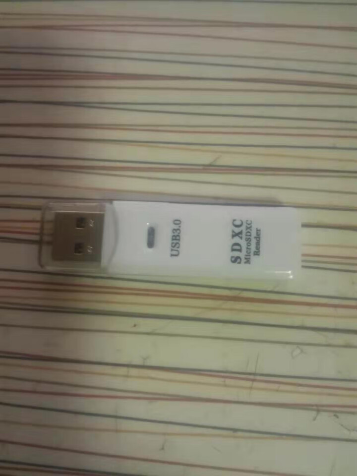 USB3.0高速读卡器TF卡/SD卡多功能二合一读卡器相机SD卡行车记录仪micros手机小卡读卡器 白色,第2张